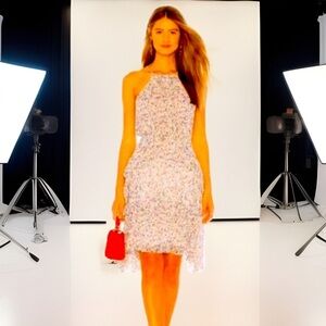 NWT JOIE LAMBERTA DRESS PORCELAIN